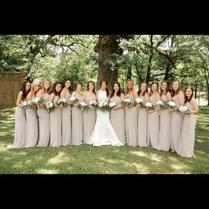 Dressy Spaghetti Strap Bridesmaid Dress